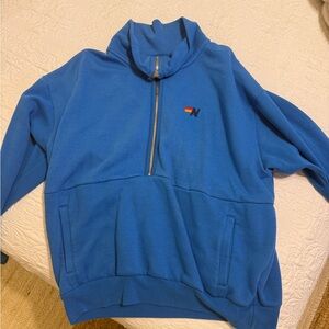 Aviator Nation Blue Half-Zip Pullover